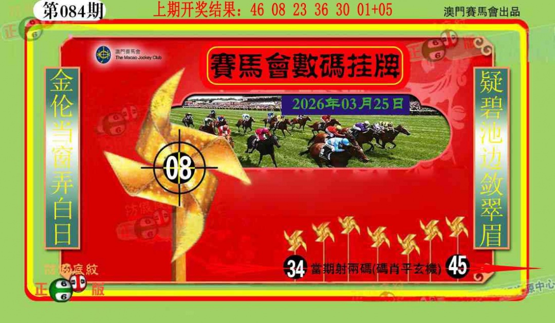 084期数码挂牌[图]